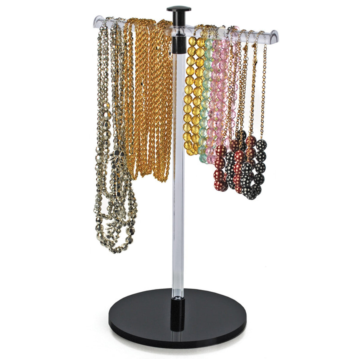 5-Pole Vertical Revolving Counter Bracelet Display. Overall Size
