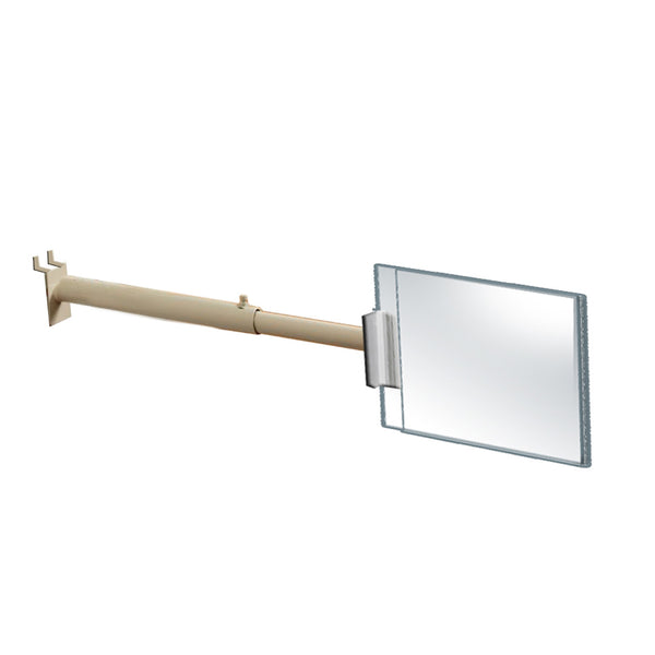 Two-Sided Aisle Acrylic Sign Holder with Telescopic Gripper 7"W x 5"H, 4-Pack