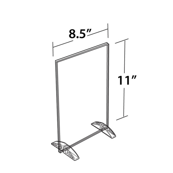 8.5" x 11" Vertical/Horizontal Dual-Stand, 10-Pack