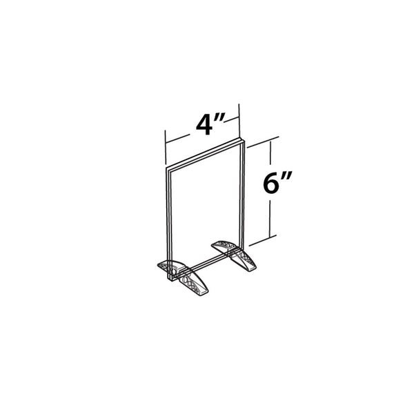 4" x 6" Vertical/Horizontal Dual-Stand, 10-Pack