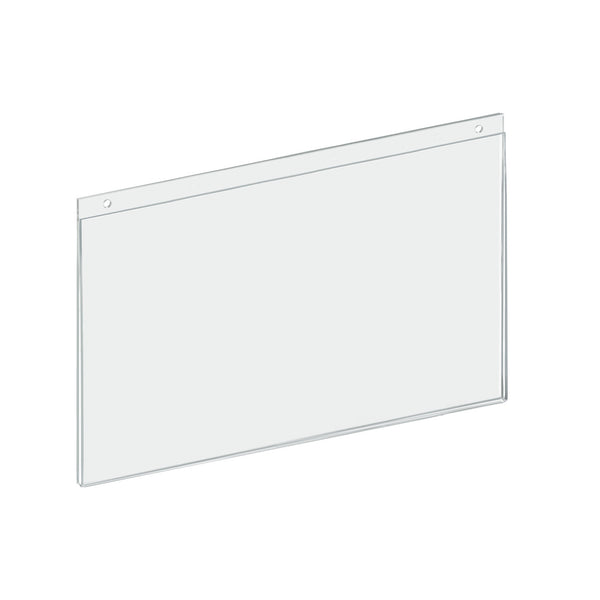 Clear Acrylic Wall Hanging Frame 14" wide x 8.5'' High - Horizontal/Landscape, 10-Pack