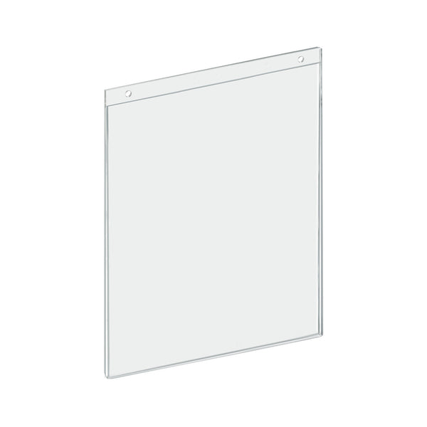 Clear Acrylic Wall Hanging Frame 11" Wide x 14'' High- Vertical/Portrait, 10-Pack