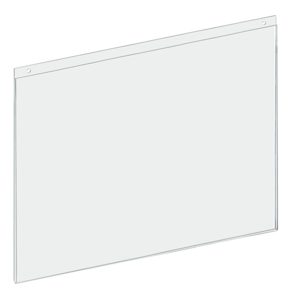 Clear Acrylic Wall Hanging Frame 22" wide x 17'' High - Horizontal/Landscape, 2-Pack