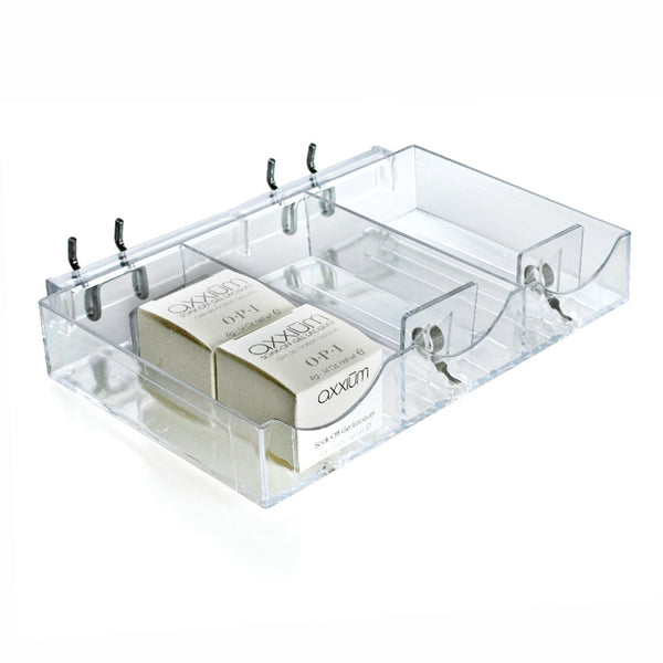 Three Compartment Cosmetic Tray, 2-Pack