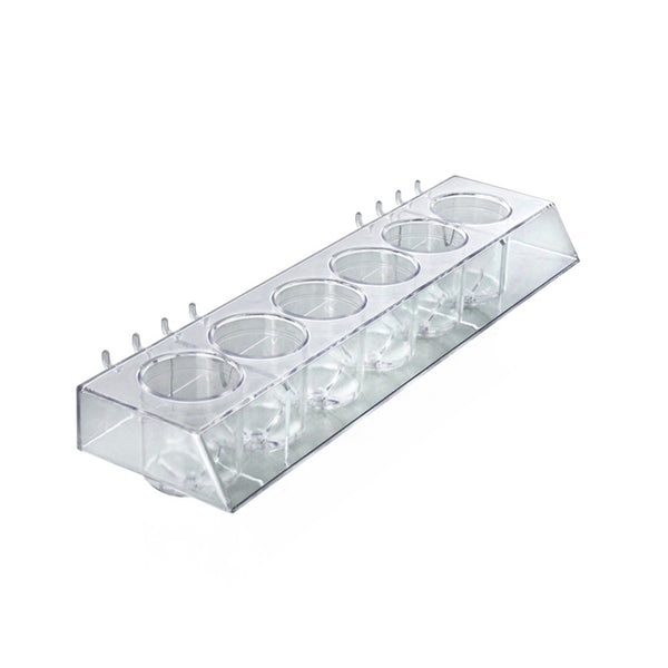 Molded 6-Cup Display Tray, 2-Pack
