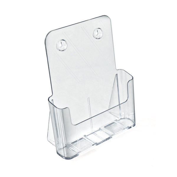 Letter Size Brochure Holder for Counter or Wall, 2-Pack